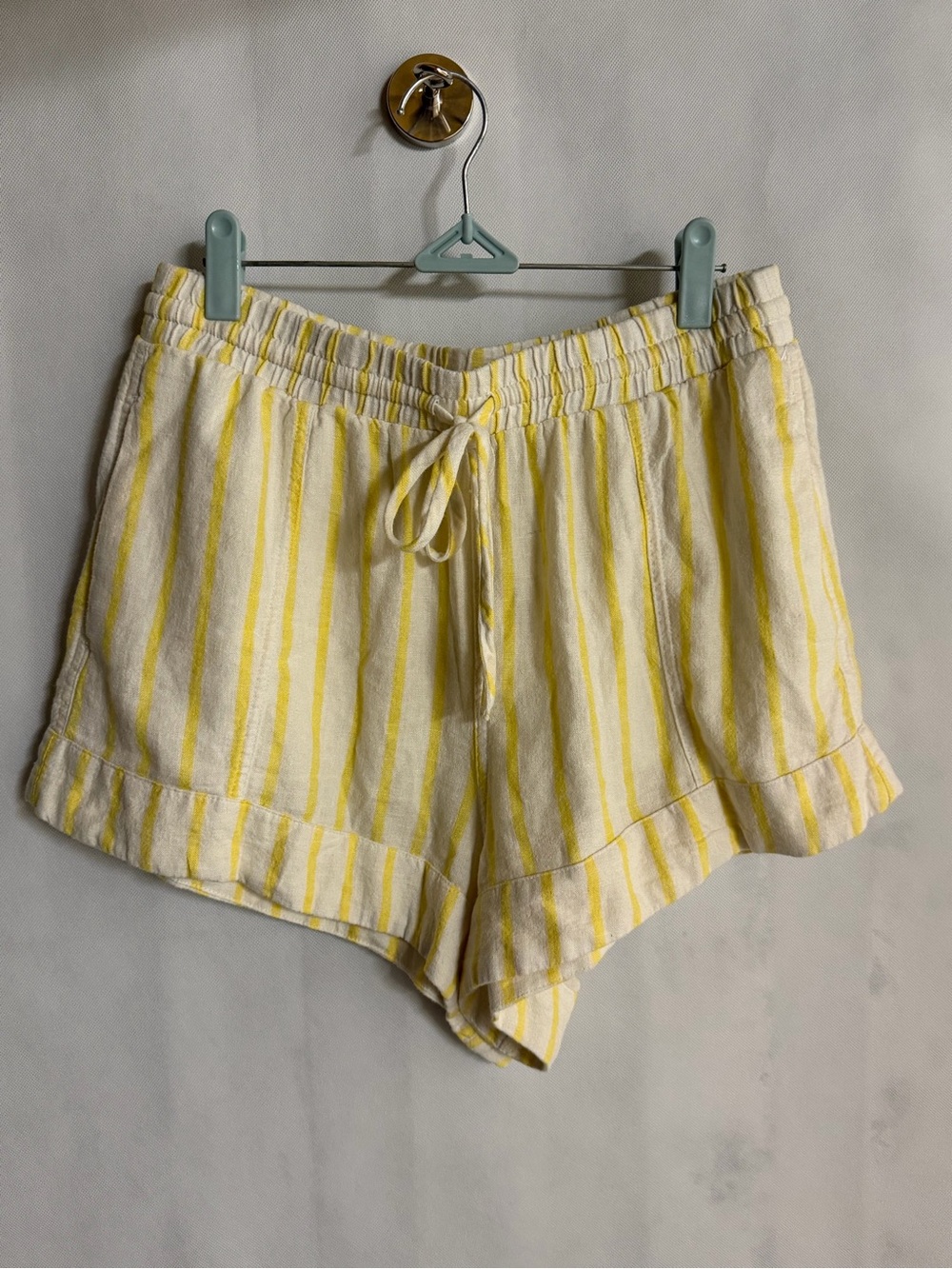 Universal Thread Linen Blend Pull-On Shorts Cream Size XS NWOT
